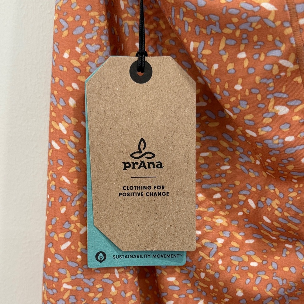 Prana Skypath Orange Sleeveless Dress - Picture 2 of 4